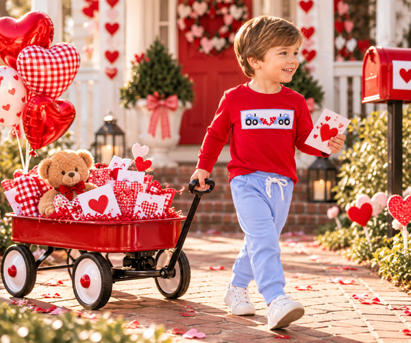 PRE-ORDER: Boys Love Tractor Jogger Set (ETA January)