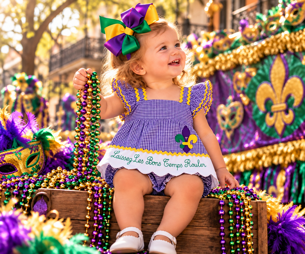 PRE-ORDER: Girls Laissez Les Bon Temps Rouler Bubble (ETA January)