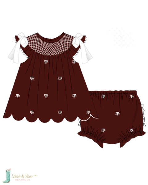 PRE-ORDER: Officially Licensed Texas A&M Aggie Pride Diaper Set (ETA Early August)