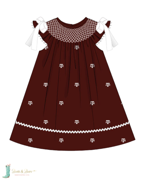 PRE-ORDER: Officially Licensed Texas A&M Aggie Pride Dress (ETA Early August)