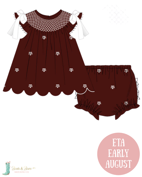 PRE-ORDER: Officially Licensed Texas A&M Aggie Pride Diaper Set (ETA Early August)