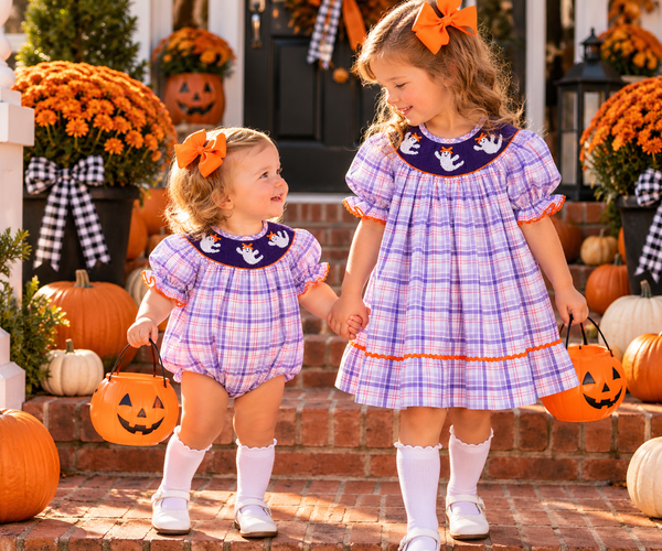 Girls Ghost Smocked Dress
