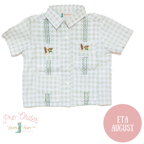Boys Mallard Guayabera