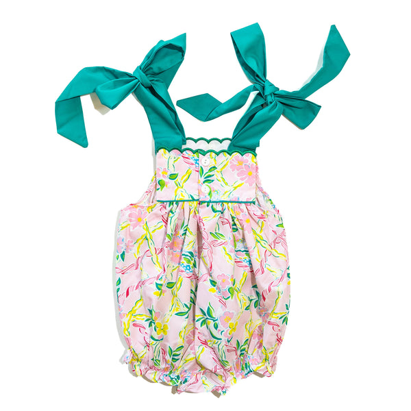 Girls Sweet Summer Smocked Bubble