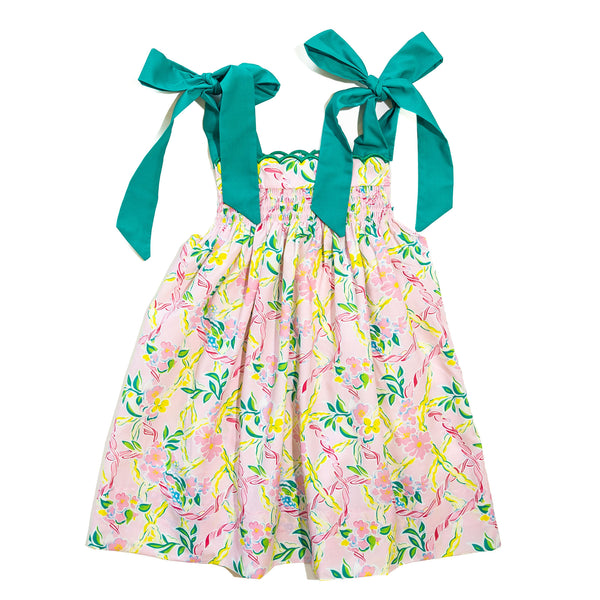 Girls Sweet Summer Smocked Dress