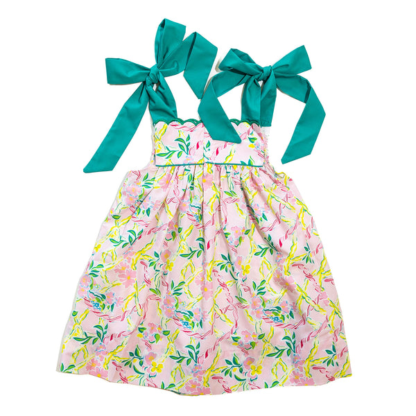 Girls Sweet Summer Smocked Dress