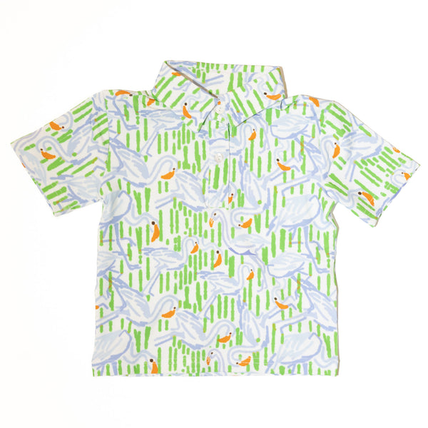 Boys Summer Swan Polo