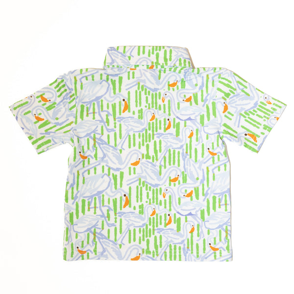 Boys Summer Swan Polo