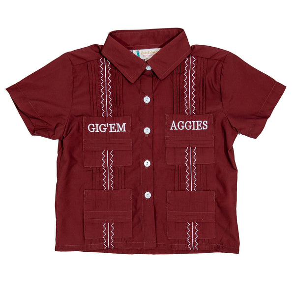 Officially Licensed Texas A&M Guayabera