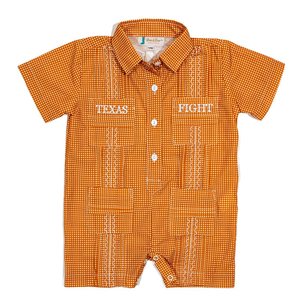 Officially Licensed University of Texas Guayabera Jon Jon