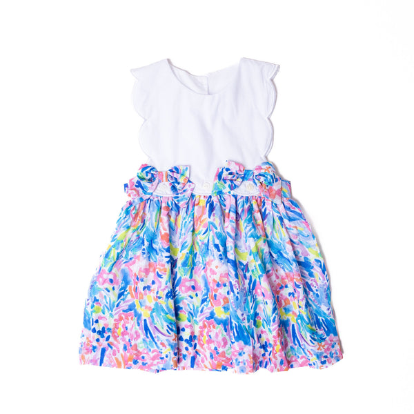 Girls Summer Soiree Scallop Dress -  Size 24M