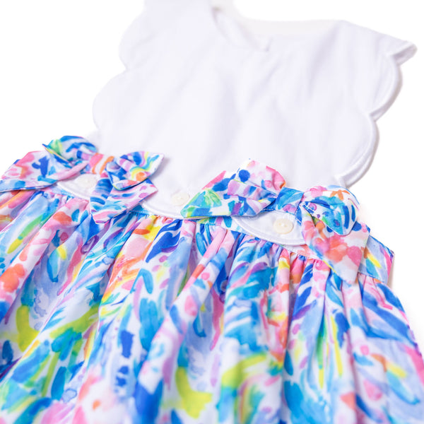 Girls Summer Soiree Scallop Dress -  Size 24M