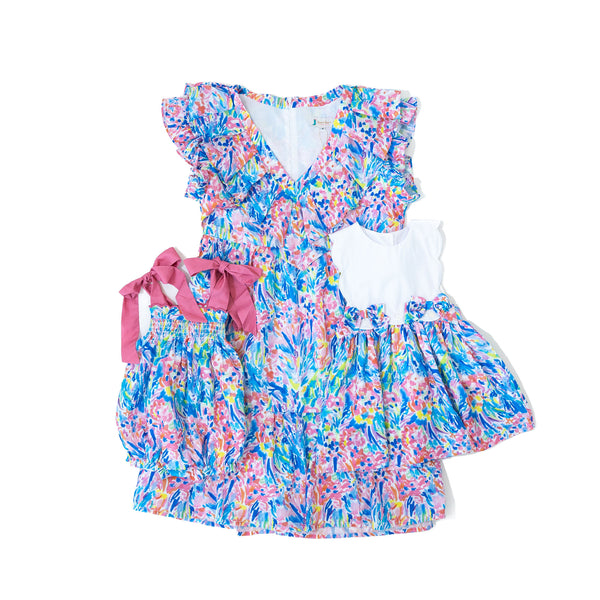 Girls Summer Soiree Scallop Dress -  Size 24M