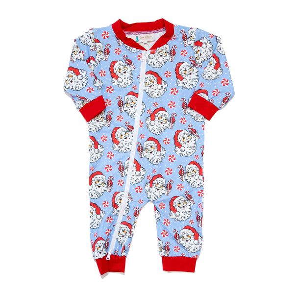 Baby Jolly Santa Zip-up Pajamas