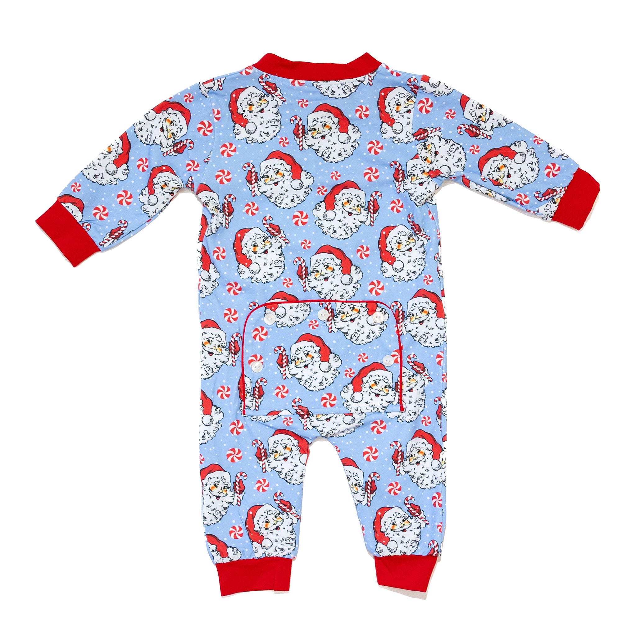 Baby Jolly Santa Zip-up Pajamas