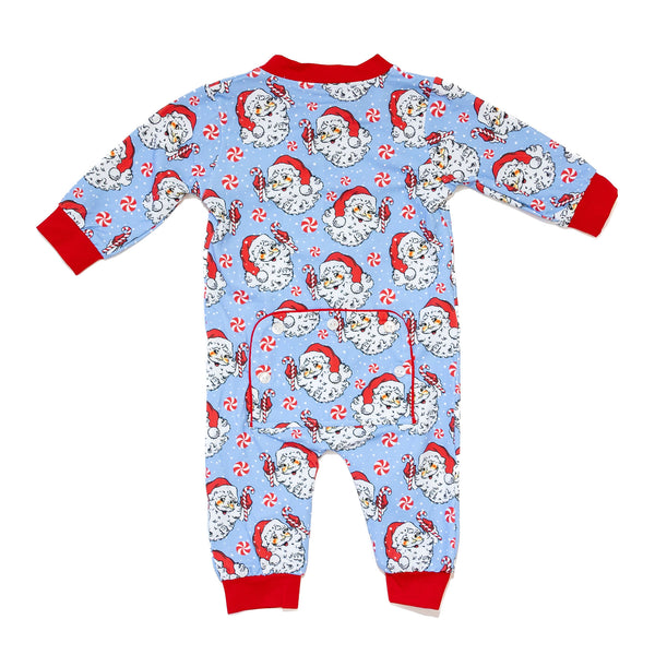 Baby Jolly Santa Zip-up Pajamas