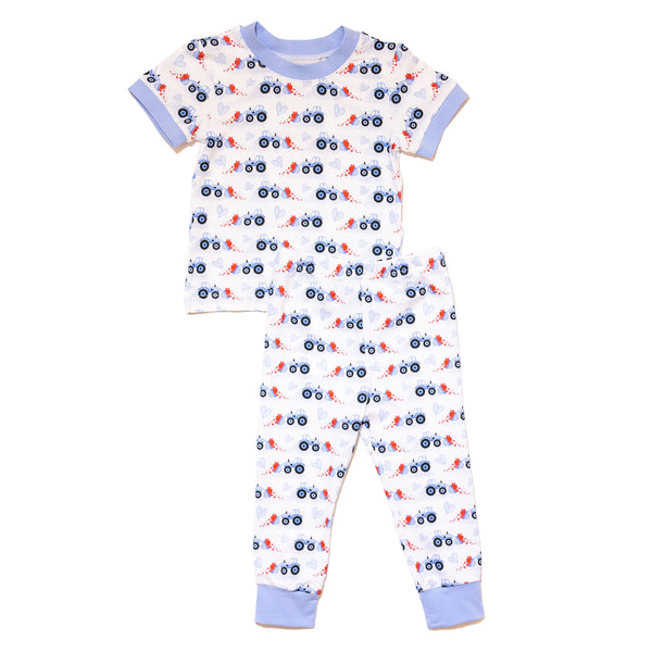 Boys Love Tractor Pajamas
