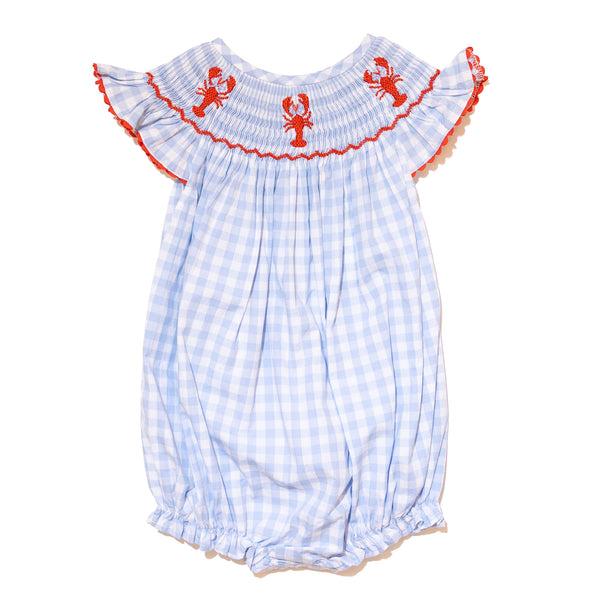 Girls Smocked Crawfish Bubble - 6M