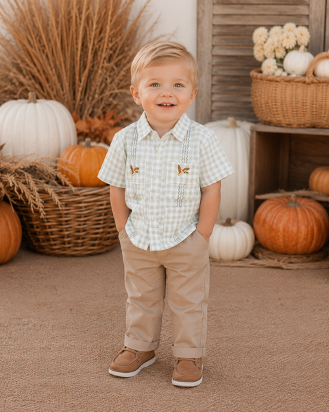 Boys Mallard Guayabera
