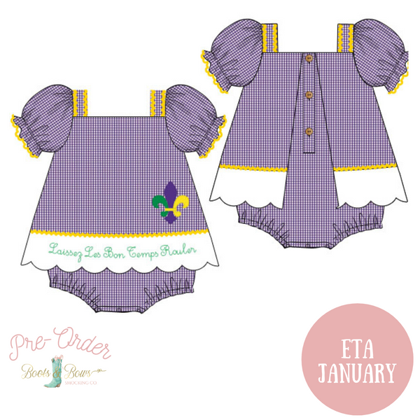 PRE-ORDER: Girls Laissez Les Bon Temps Rouler Bubble (ETA January)