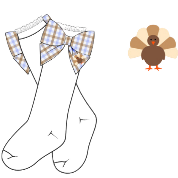 PRE-ORDER: Girls Turkey Socks (ETA August)