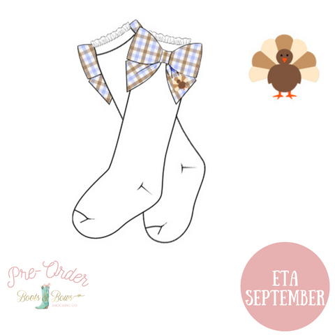 PRE-ORDER: Girls Turkey Socks (ETA September)