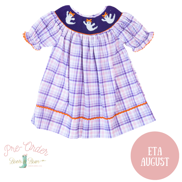 Girls Ghost Smocked Dress
