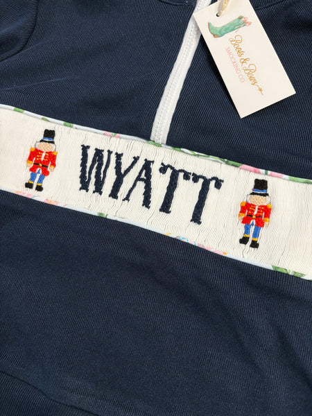 Blooper: Boys Smocked Nutcracker Pullover “WYATT” - 3T