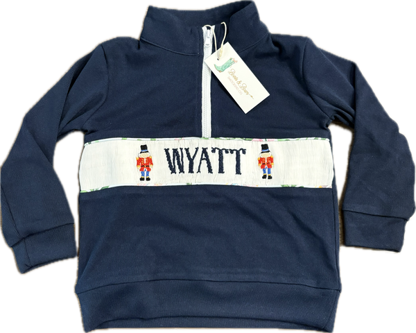 Blooper: Boys Smocked Nutcracker Pullover “WYATT” - 3T