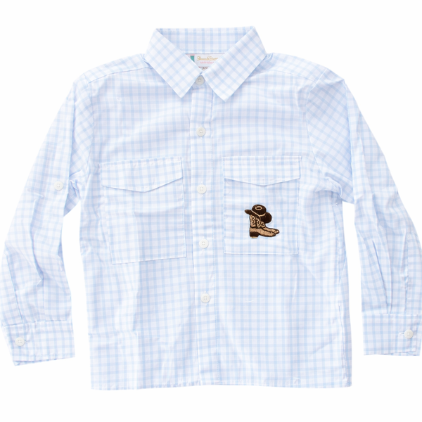 Boys Cowboy Fishing Shirt