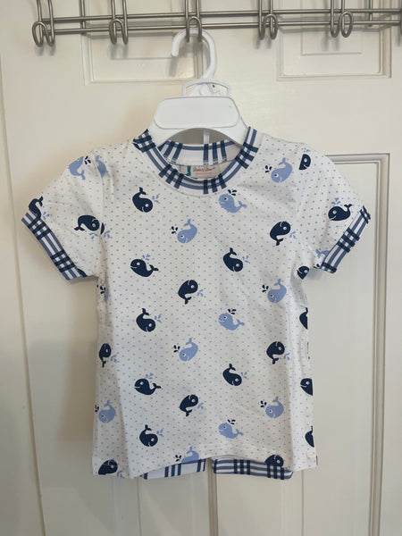 Boys Whale of a Good Time Pajamas - Size 2T