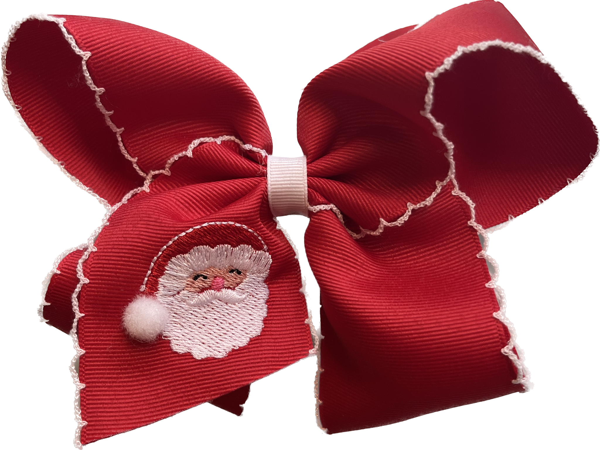 Wee Ones Santa Hair Bow - King Size