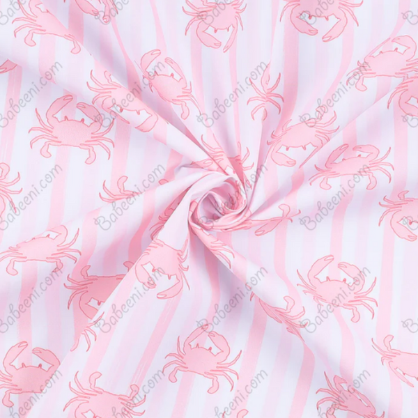 Girls Pink Crab Lounge Dress