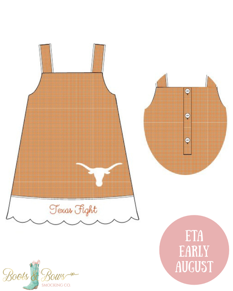 PRE-ORDER: Officially Licensed UT Texas Fight Dress (ETA Early August)