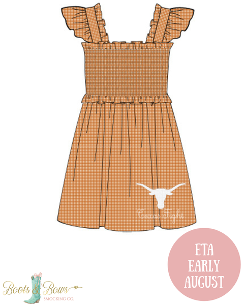 PRE-ORDER: Officially Licensed UT Texas Spirit Swing Dress (ETA Early August)
