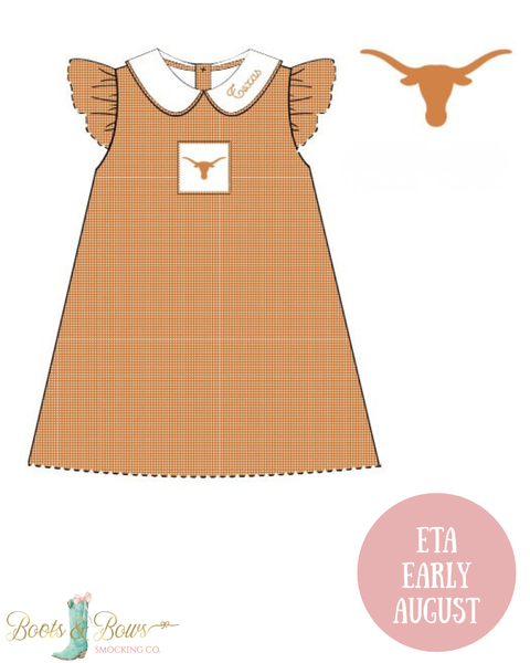 PRE-ORDER: Officially Licensed UT Austin Texas Spirit Dress (ETA Early August)