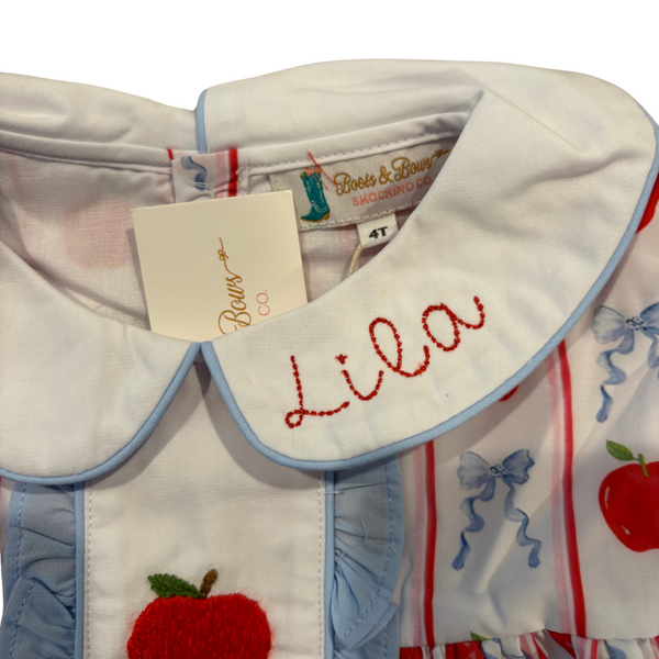 Girls A is for Apple, B is for Bows Dress