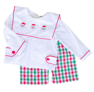 Boys Santa Pant Set