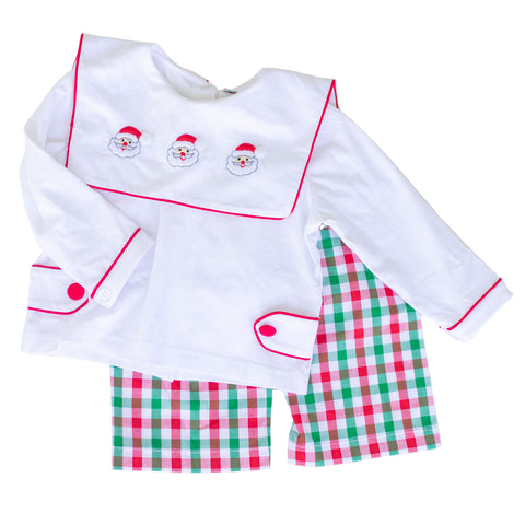 Boys Santa Pant Set